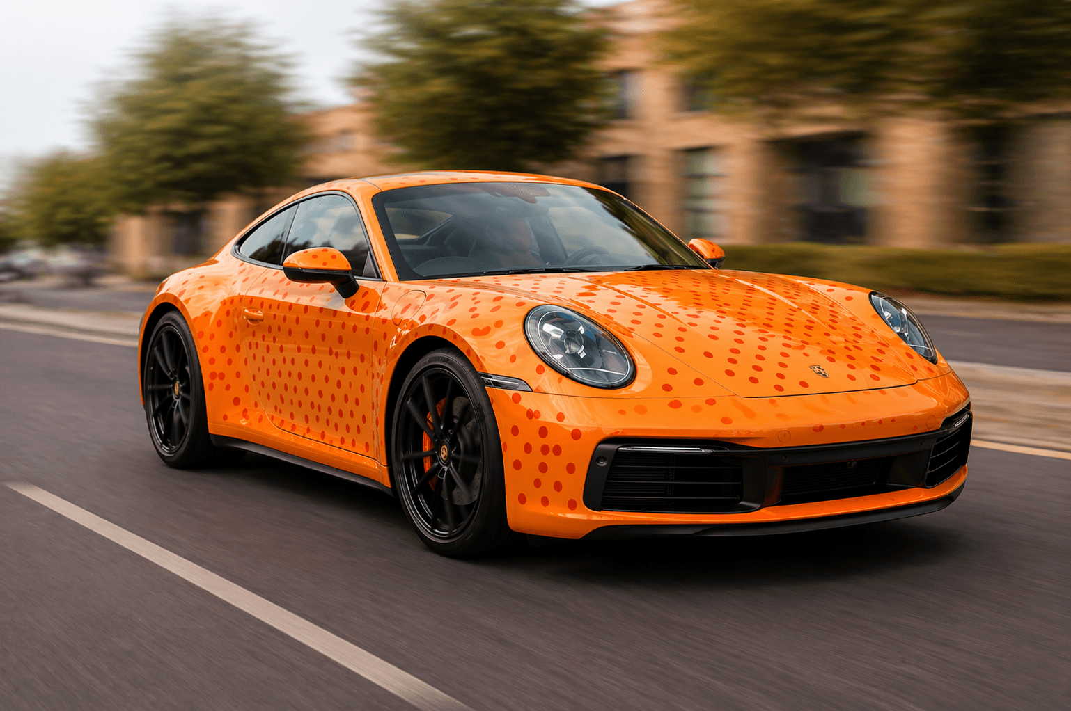 AI-generated car wrap concept